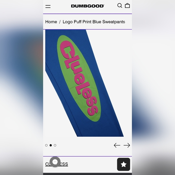 Clueless puff print sweats - Picture 5 of 5